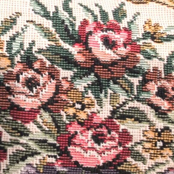 Vintage Floral Tapestry Mini Clutch Handbag - Picture 5 of 10